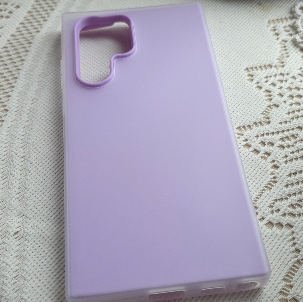 Samsung Galaxy S22 Ultra Purple Phone Case - Picture 1 of 2